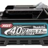 Makita Accessoires 40 Volt 191B36-3 Batterie BL4025 XGT 40V Max 2.5Ah Li-Ion