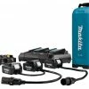 Makita Accessoires 18 Volt 191C50-5 PDC01 Station De Batterie 18 V à Montage Arrière Comprend 4 X BL1850B Et Un Chargeur Rapide Duo