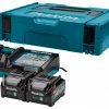 Makita Accessoires 40 Volt 191V15-1 Kit De Démarrage XGT DC40RC/2xBL4020 XGT 40V Max 2.0Ah Li-Ion + Chargeur DC40RC En MBox