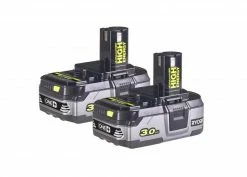 Ryobi Accessoires 5133003591 RB18LL30 Duopack Batterie 18 Volt 3.0 AH Li-ion