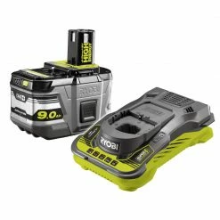 Ryobi Accessoires 5133004421 RC18150-190 Batterie One+ 18 Volt 9.0 Ah Li-ion + Chargeur