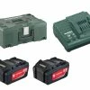 Metabo Accessoires 18 Volt Basis-Sets Sets De Base De Batteries Avec Chargeur 685065000
