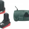 Metabo Accessoires 10,8 Volt Basis-Sets Sets De Base De Batteries Avec Chargeur 685067000