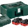 Metabo Accessoires 18 Volt Basis-Sets Sets De Base De Batteries Avec Chargeur 685077000
