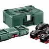 Metabo Accessoires 18 Volt Basis-Sets Sets De Base De Batteries Avec Chargeur 685106000