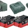 Metabo Accessoires 18 Volt Basis-Sets Sets De Base De Batteries Avec Chargeur 685111000