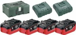 Metabo Accessoires 18 Volt Basis-Sets Sets De Base De Batteries Avec Chargeur 685111000