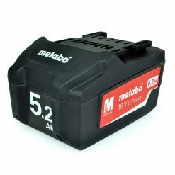 Metabo Accessoires 18 Volt Batterie 18 V, 5,2 Ah, Li-Power
