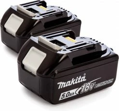 Makita Accessoires BL1850B Duopack - 2 X Batterie 18 Volt 5.0Ah Li-Ion