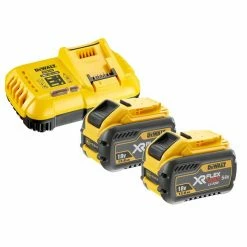 DeWalt Accessoires 54 Volt DCB118Y2-QW Kit De Démarrage FlexVolt - 2 X Batterie FlexVolt 54V 12.0Ah Li-Ion + Chargeur Rapide DCB118