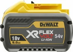 DeWalt Accessoires 54 Volt DCB547-XJ Batterie FlexVolt 18/54V 9,0Ah Li-Ion