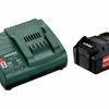 Metabo Accessoires 18 Volt Pack Batterie 1 X 18V 4.0Ah Li-Ion + 1 X Chargeur SC 30 685192000