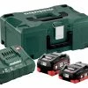 Metabo Accessoires 18 Volt Pack Batterie 1 X 18V LiHD 4.0Ah + 1 X 18V LiHD 5.5Ah + 1 X Chargeur ASC 30-36V 685136000