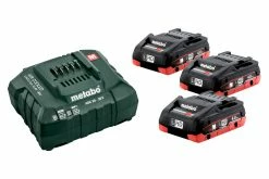 Metabo Accessoires 18 Volt Sets De Batteries 3 X 18V LiHD 4.0Ah + 1 X Chargeur ASC 30-36 V 685132000
