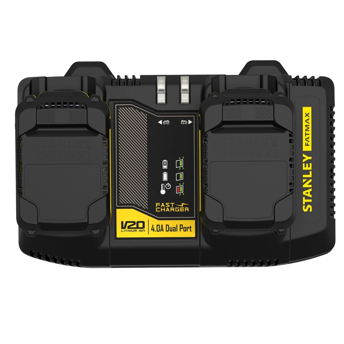 Stanley SFMCB24 Chargeur De Batterie Double Fatmax V20 18 Volts 2 Stanley SFMCB24 Chargeur De Batterie Double Fatmax V20 18 Volts – Image 2