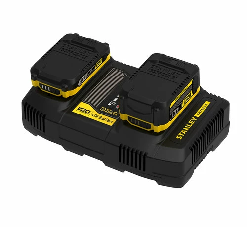 Stanley SFMCB24 Chargeur De Batterie Double Fatmax V20 18 Volts 1 Stanley SFMCB24 Chargeur De Batterie Double Fatmax V20 18 Volts