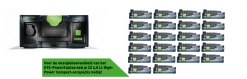 Festool Accessoires SYS-PowerStation SYS-PST 1500 Li HP -Lot de batterie Soldes sys powerstation sys pst 1500 li hp